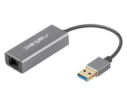 Karta sieciowa Natec KARTA SIECIOWA CRICKET USB 3.0 1X RJ45 1GB NA KABLU